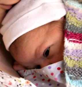 Een slapende baby, een nieuw verhaal om te vieren